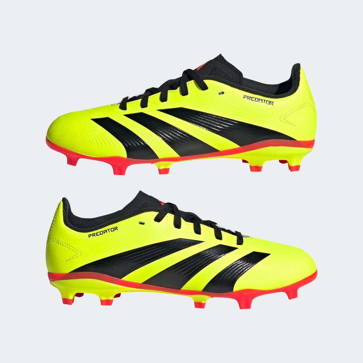 adidas Predator League FG J Firm Ground Soccer Cleats Team Solar Yellow/Black/Solar Red - Best Buy Soccer