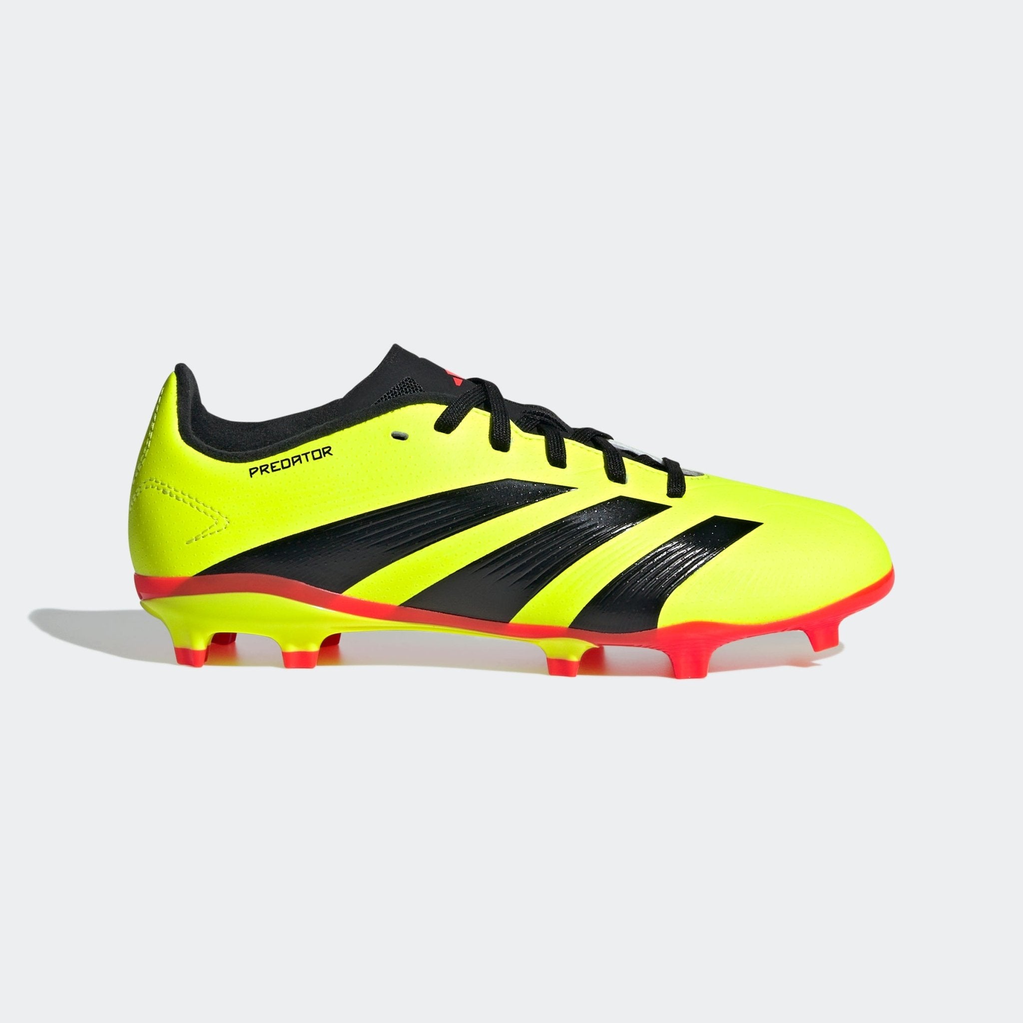 adidas Predator League FG J Firm Ground Soccer Cleats Team Solar Yellow/Black/Solar Red - Best Buy Soccer