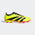 Botas de fútbol Adidas Predator League FG J para terreno firme, color amarillo solar/negro/rojo solar