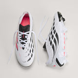 adidas Predator League Firm Ground Men's Soccer Cleats - White/Black - Best Buy Soccer