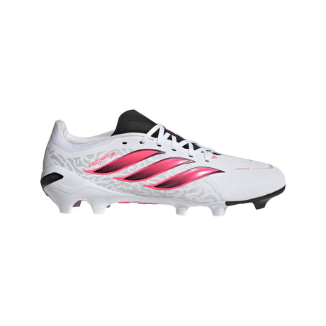 adidas Predator League Firm Ground Men's Soccer Cleats - White/Black - Best Buy Soccer
