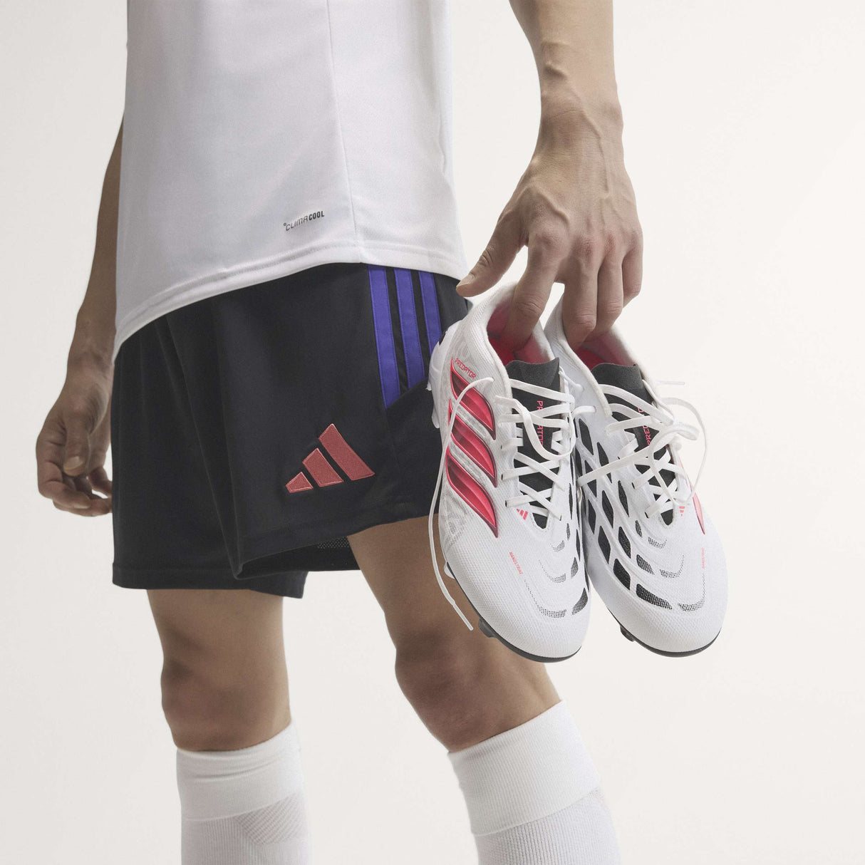 adidas Predator League Firm Ground Men's Soccer Cleats - White/Black - Best Buy Soccer