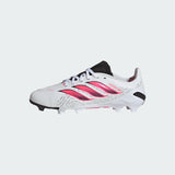 adidas Predator League Firm Ground Youth Soccer Cleats - White/Black - Best Buy Soccer