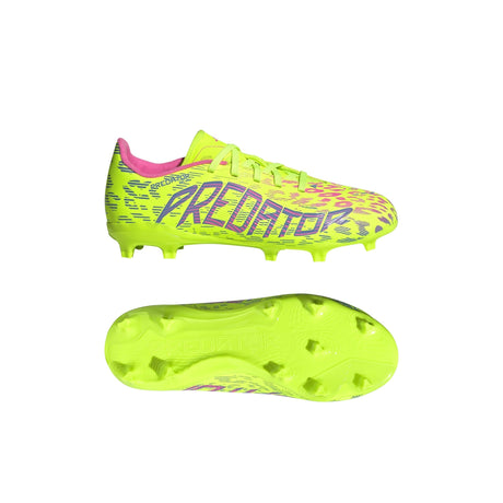 adidas Predator League Firm/Multi - Ground Boots Junior Lemon/Blue - Best Buy Soccer