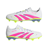 adidas Predator League Firm/Multi - Ground Boots Junior White/Pink - Best Buy Soccer