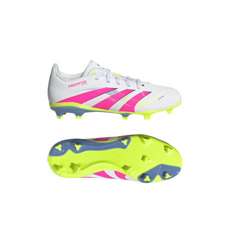 adidas Predator League Firm/Multi - Ground Boots Junior White/Pink - Best Buy Soccer