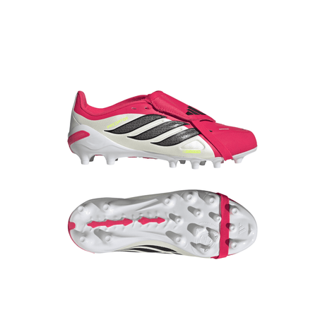 adidas Predator League Fold-Over Tongue AG Artificial Ground Youth Soccer Cleats - Red/Black/White - Best Buy Soccer