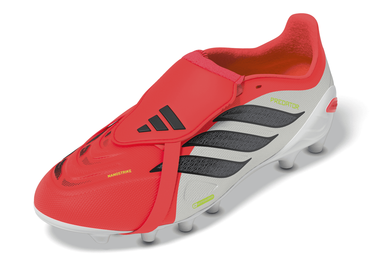 adidas Predator League Fold-Over Tongue AG Artificial Ground Youth Soccer Cleats - Red/Black/White - Best Buy Soccer