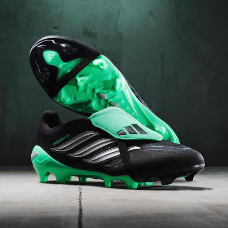 adidas Predator League Fold-Over Tongue FG Firm Ground Men's Soccer Cleats - Black/Silver/Mint - Best Buy Soccer