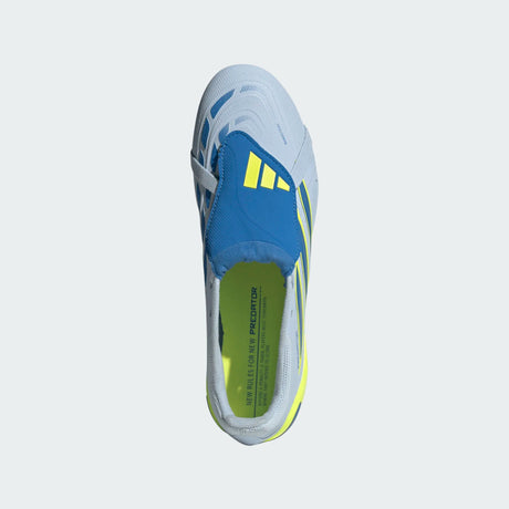 adidas Predator League Fold-Over Tongue FG Firm Ground Men's Soccer Cleats - Sky/Blue/Yellow - Best Buy Soccer