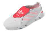 adidas Predator League Fold-Over Tongue FG Firm Ground Men's Soccer Cleats - White/Silver/Red - Best Buy Soccer