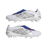 adidas Predator League Fold-Over Tongue FG Firm Ground Men's Soccer Cleats - White/Zero Metallic/Blue - Best Buy Soccer