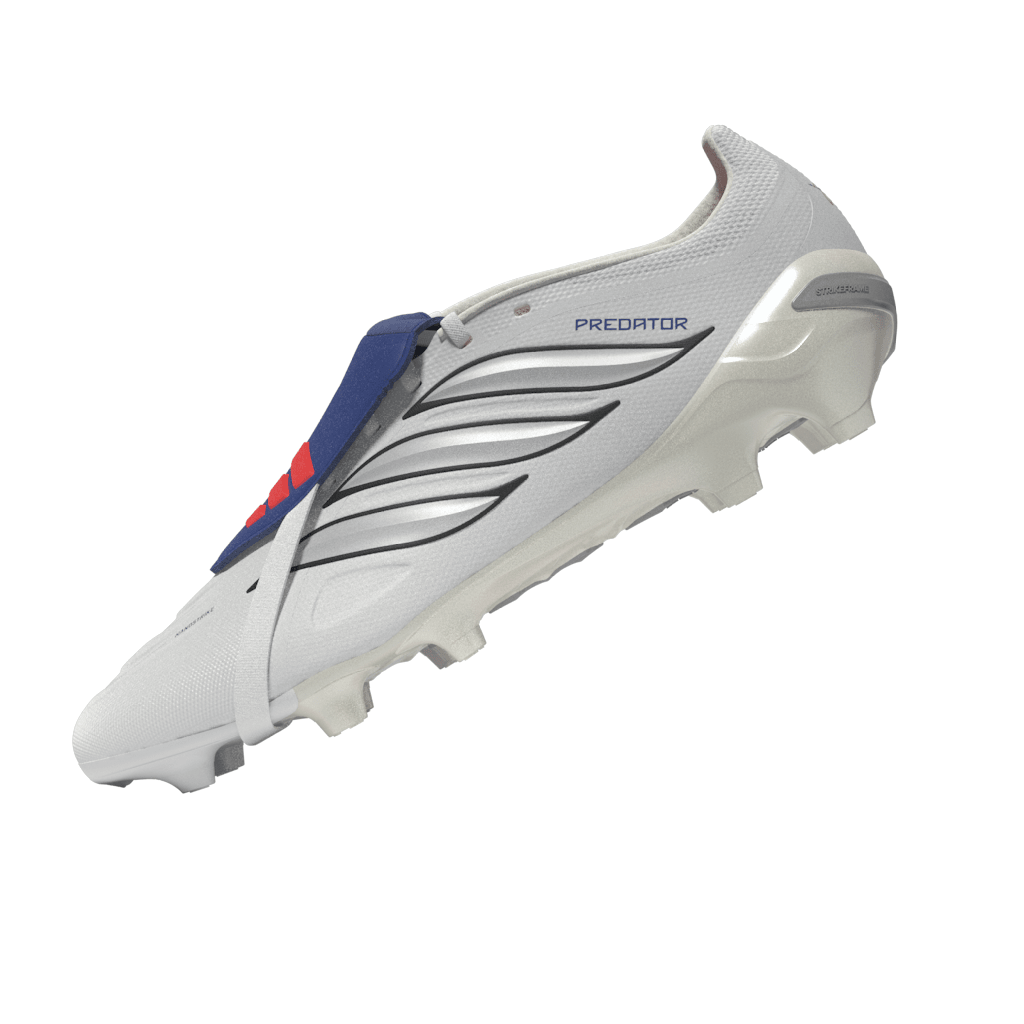 adidas Predator League Fold-Over Tongue FG Firm Ground Men's Soccer Cleats - White/Zero Metallic/Blue - Best Buy Soccer