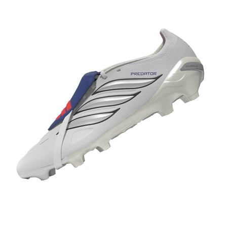 adidas Predator League Fold-Over Tongue FG Firm Ground Men's Soccer Cleats - White/Zero Metallic/Blue - Best Buy Soccer