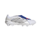 adidas Predator League Fold-Over Tongue FG Firm Ground Men's Soccer Cleats - White/Zero Metallic/Blue