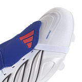 adidas Predator League Fold-Over Tongue FG Firm Ground Men's Soccer Cleats - White/Zero Metallic/Blue - Best Buy Soccer