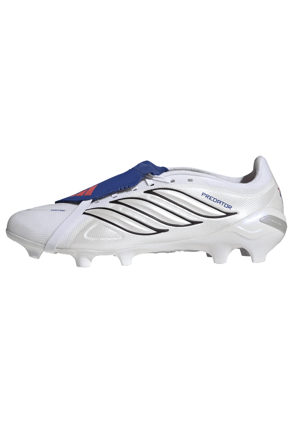 adidas Predator League Fold-Over Tongue FG Firm Ground Men's Soccer Cleats - White/Zero Metallic/Blue - Best Buy Soccer