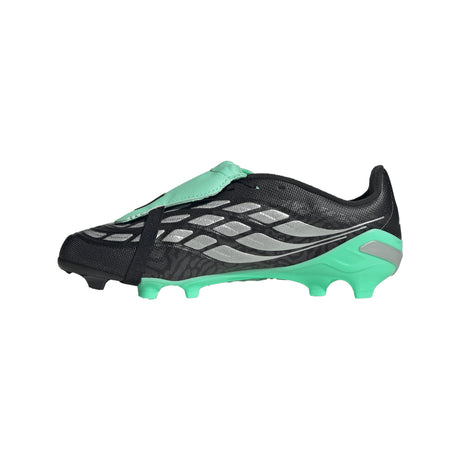 adidas Predator League Fold-Over Tongue FG Firm Ground Youth Soccer Cleats - Black/Silver - Best Buy Soccer