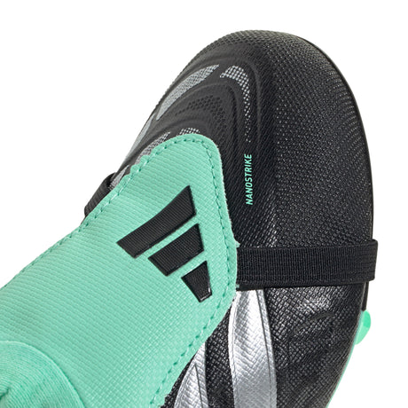 adidas Predator League Fold-Over Tongue FG Firm Ground Youth Soccer Cleats - Black/Silver - Best Buy Soccer