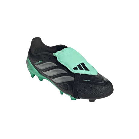 adidas Predator League Fold-Over Tongue FG Firm Ground Youth Soccer Cleats - Black/Silver - Best Buy Soccer