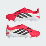 adidas Predator League Fold-Over Tongue FG Firm Ground Youth Soccer Cleats - Lucid Red/Black - Best Buy Soccer