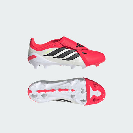 adidas Predator League Fold-Over Tongue FG Firm Ground Youth Soccer Cleats - Lucid Red/Black - Best Buy Soccer