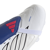 adidas Predator League Fold-Over Tongue FG Firm Ground Youth Soccer Cleats - White/Zero Metallic/Blue - Best Buy Soccer