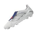 adidas Predator League Fold-Over Tongue FG Firm Ground Youth Soccer Cleats - White/Zero Metallic/Blue - Best Buy Soccer