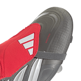 adidas Predator League Fold-Over Tongue FG Men's Soccer Cleats - Grey/Red - Best Buy Soccer