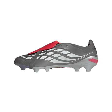 adidas Predator League Fold-Over Tongue FG Men's Soccer Cleats - Grey/Red - Best Buy Soccer
