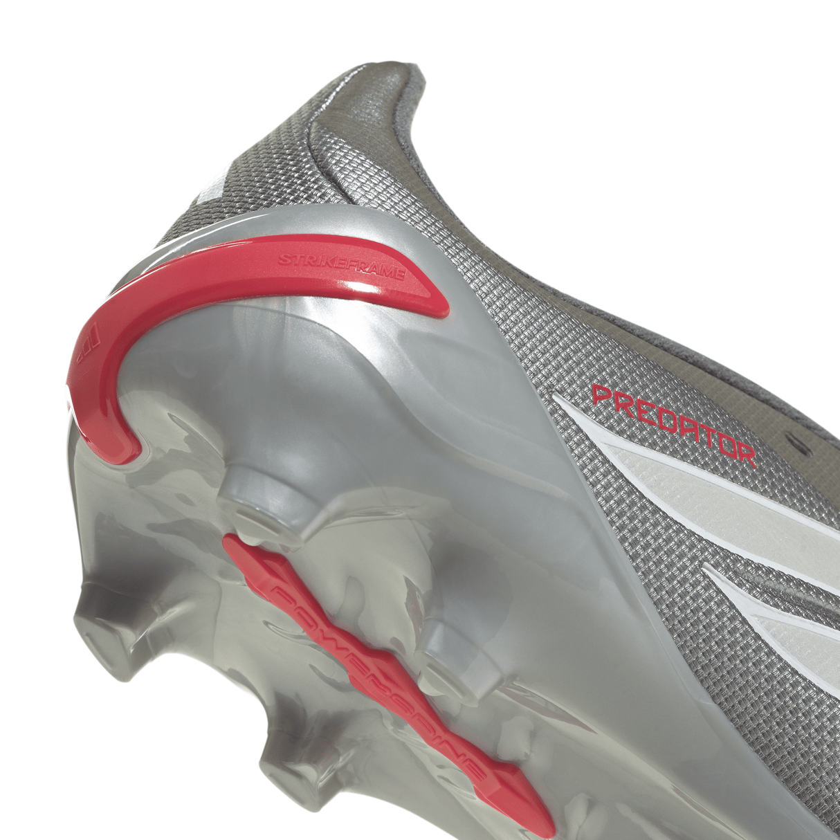 adidas Predator League Fold-Over Tongue FG Youth Soccer Cleats - Grey/Red - Best Buy Soccer
