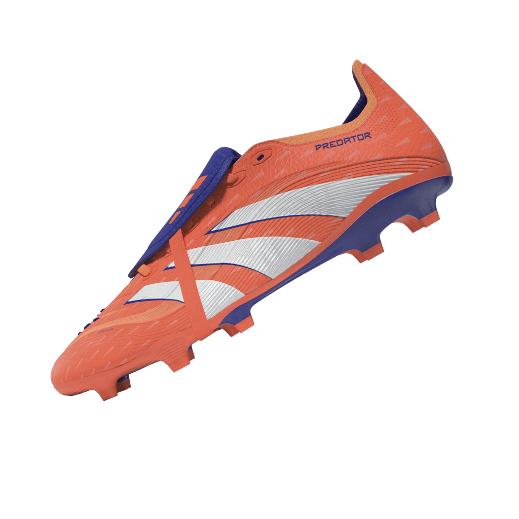 adidas Predator League Fold-Over Tongue FG/MG Men's Soccer Cleats - Orange/White - Best Buy Soccer