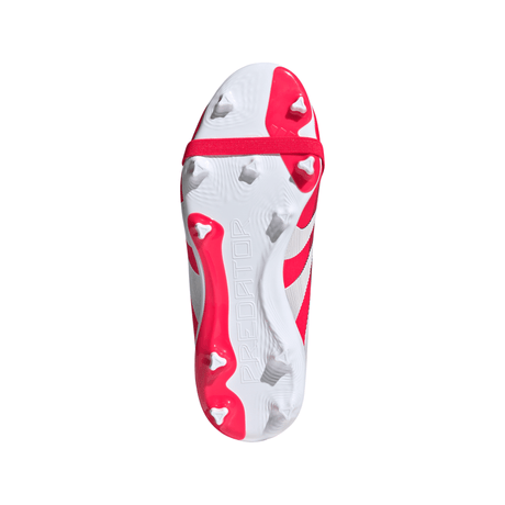 adidas Predator League Fold - Over Tongue Firm Ground Boots Junior Red/White - Best Buy Soccer