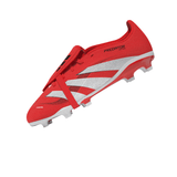 adidas Predator League Fold - Over Tongue Firm Ground Boots Junior Red/White - Best Buy Soccer