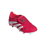 adidas Predator League Fold - Over Tongue Firm Ground Boots Junior Red/White - Best Buy Soccer