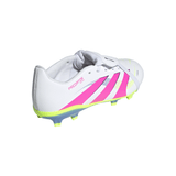 adidas Predator League Fold - Over Tongue Firm Ground Boots Junior White - Best Buy Soccer