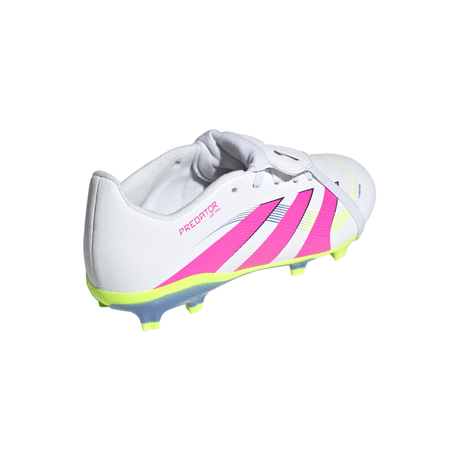 adidas Predator League Fold - Over Tongue Firm Ground Boots Junior White - Best Buy Soccer