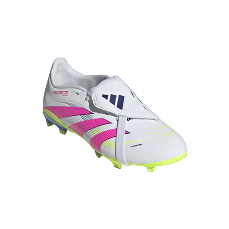 adidas Predator League Fold - Over Tongue Firm Ground Boots Junior White - Best Buy Soccer
