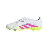 adidas Predator League Fold - Over Tongue Firm Ground Boots Junior White - Best Buy Soccer