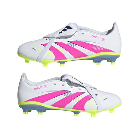 adidas Predator League Fold - Over Tongue Firm Ground Boots Junior White - Best Buy Soccer