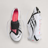 adidas Predator League Fold-Over Tongue Firm Ground Men's Soccer Cleats - White/Black - Best Buy Soccer
