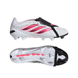 adidas Predator League Fold-Over Tongue Firm Ground Men's Soccer Cleats - White/Black - Best Buy Soccer