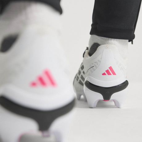 adidas Predator League Fold-Over Tongue Firm Ground Men's Soccer Cleats - White/Black - Best Buy Soccer