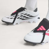 adidas Predator League Fold-Over Tongue Firm Ground Men's Soccer Cleats - White/Black - Best Buy Soccer