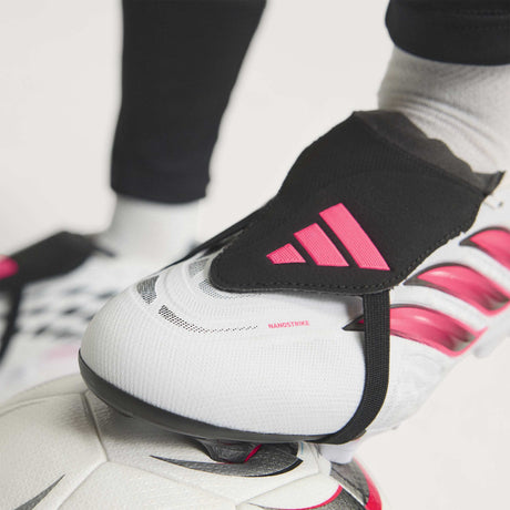 adidas Predator League Fold-Over Tongue Firm Ground Men's Soccer Cleats - White/Black - Best Buy Soccer