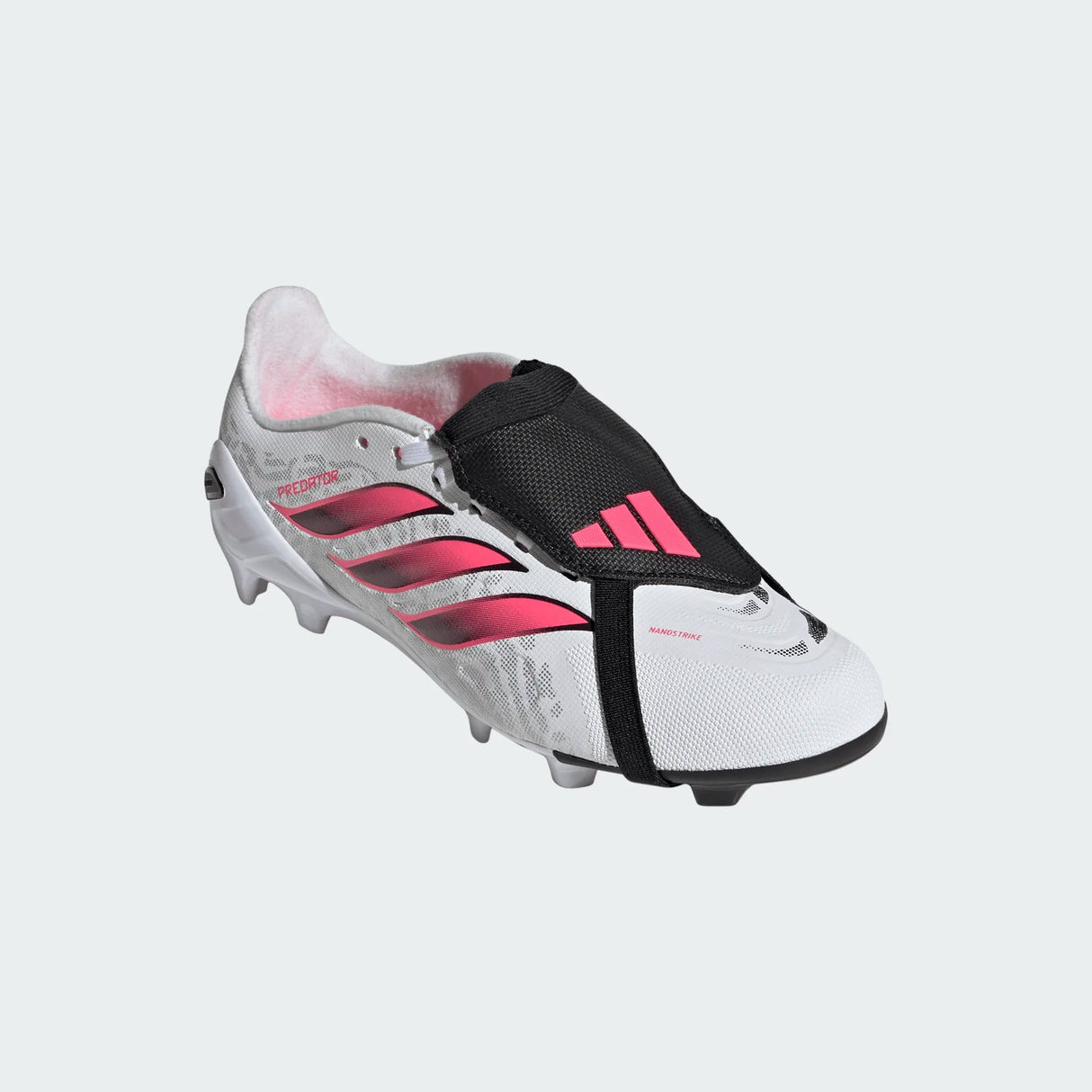 adidas Predator League Fold-Over Tongue Firm Ground Youth Soccer Cleats - White/Black - Best Buy Soccer