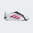 adidas Predator League Fold-Over Tongue Firm Ground Youth Soccer Cleats - White/Black - Best Buy Soccer