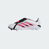 adidas Predator League Fold-Over Tongue Firm Ground Youth Soccer Cleats - White/Black - Best Buy Soccer