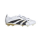 Botas adidas Predator League Fold-Over Tongue para terreno firme y múltiple, color blanco y negro
