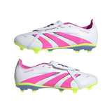 adidas Predator League Fold - Over Tongue Firm/Multi - Ground Boots White/Pink - Best Buy Soccer